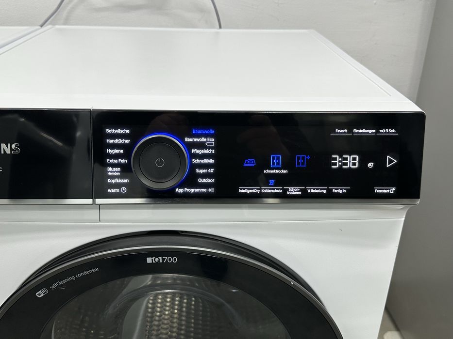 Комплект пральна та сушильна машина Siemens iq700