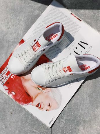 Adidas Stan Smith Red  and white***