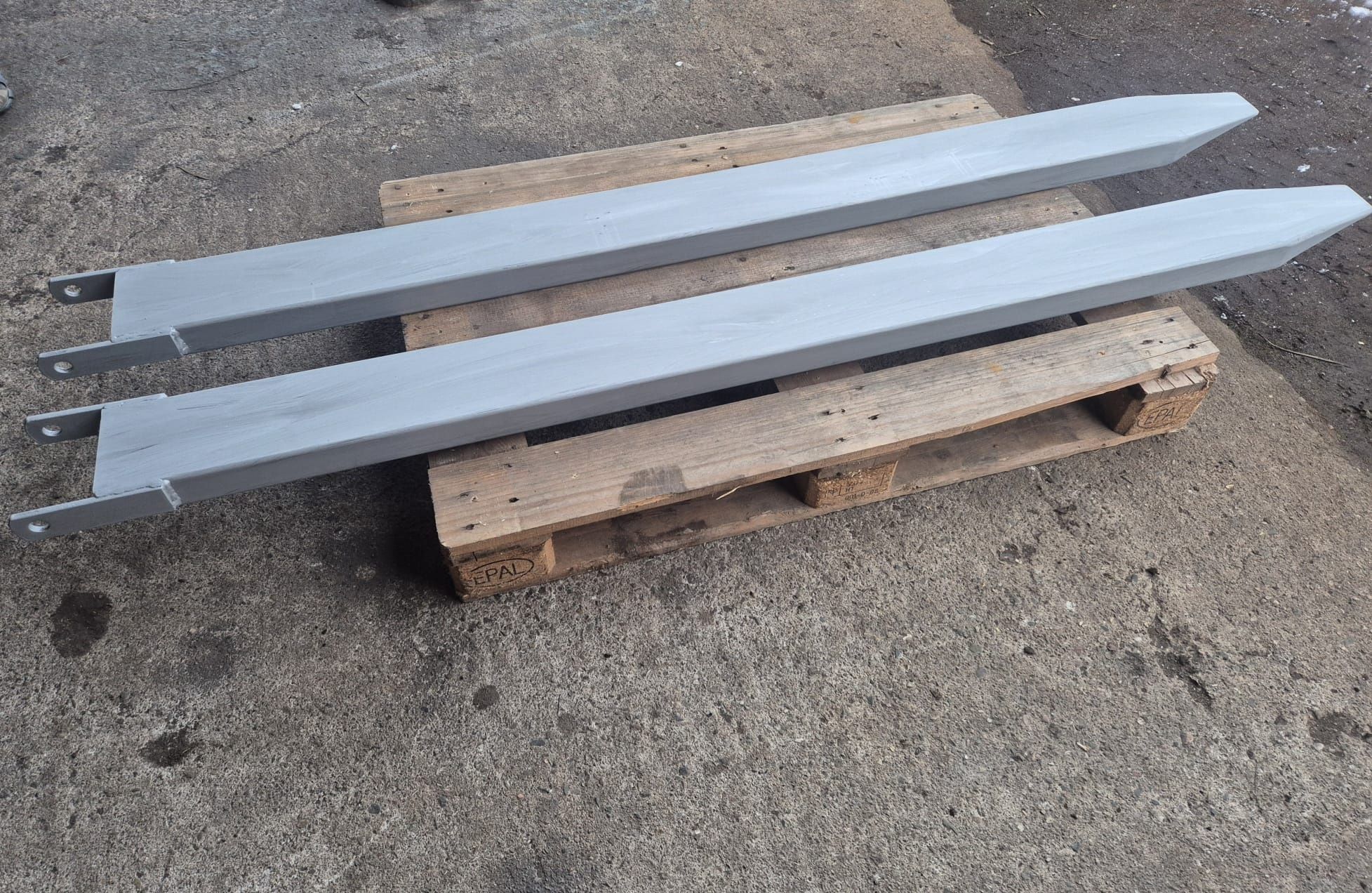 Przedłużki do wideł 200cm 150mm x 60mm Widlak wózek widłowy Manitou