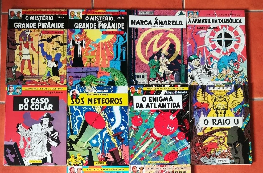 57 Álbuns Blake e Mortimer desde 1964