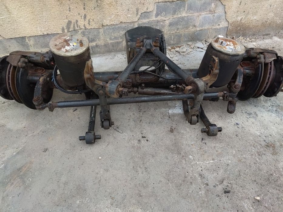 Oś wleczona skrętna Man tga