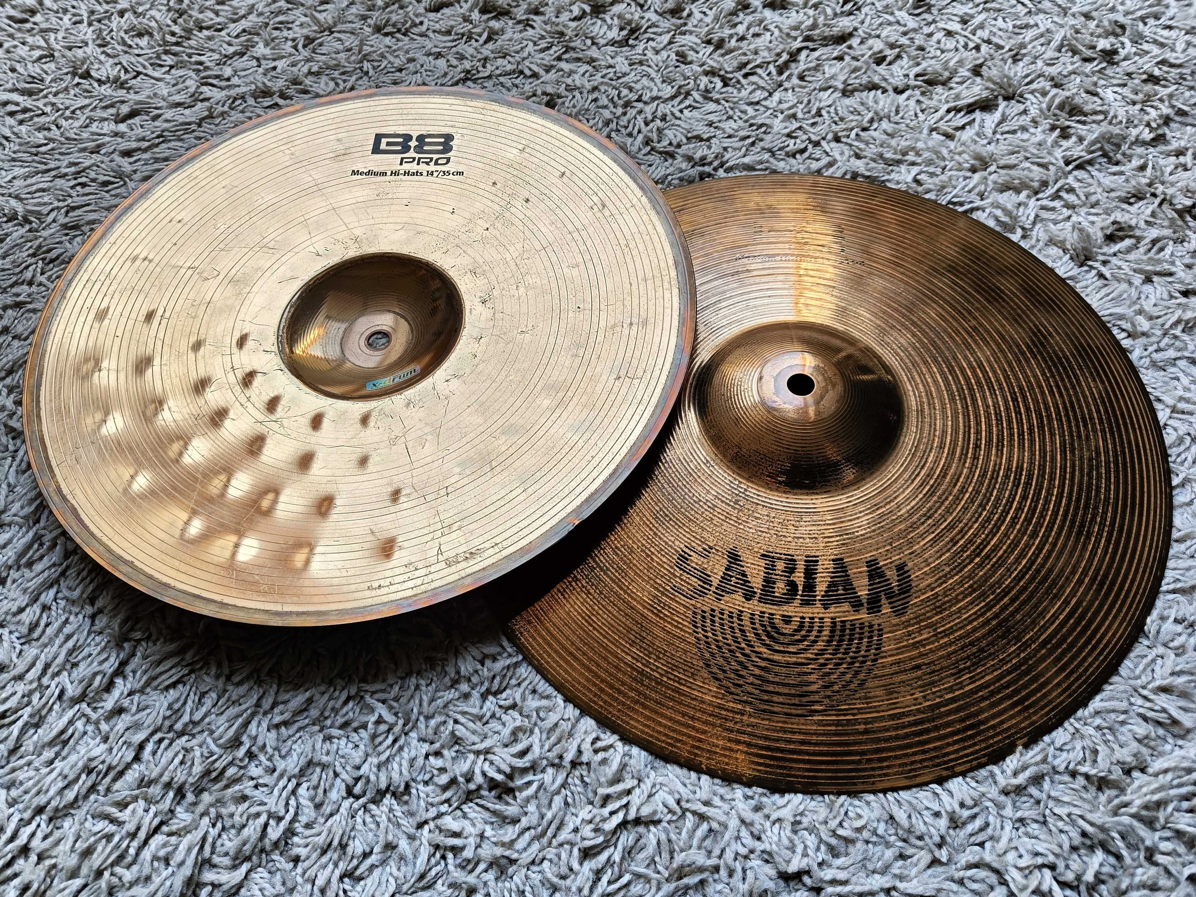 Talerze perkusyjne SABIAN B8 PRO MEDIUM HI HAT 14"