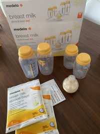 Conjunto alimentação materna Medela