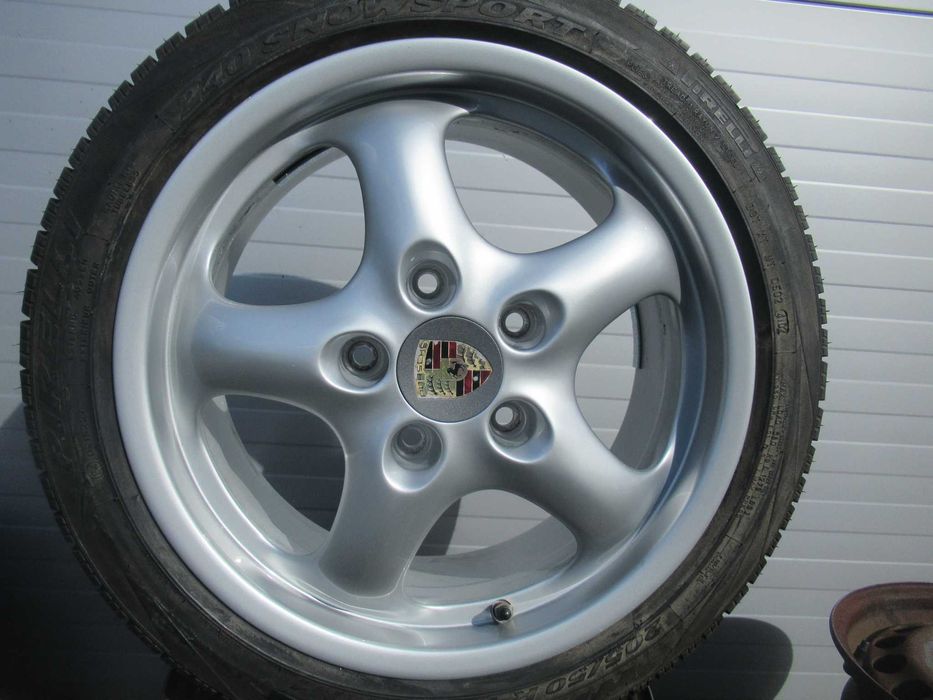 ALU+Opony zima R17 Porsche 911(996) ,Boxter 986 2x7J,2x9J    5758