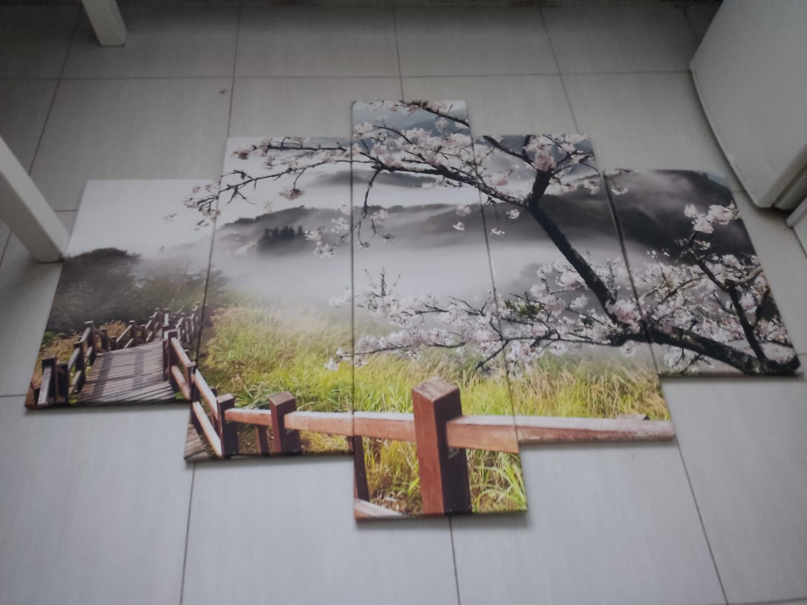 Obraz ścienny 5 elementów obraz puzzle