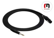 Kabel XLR żeński - JACK mono 6,3mm 3m Reds Music