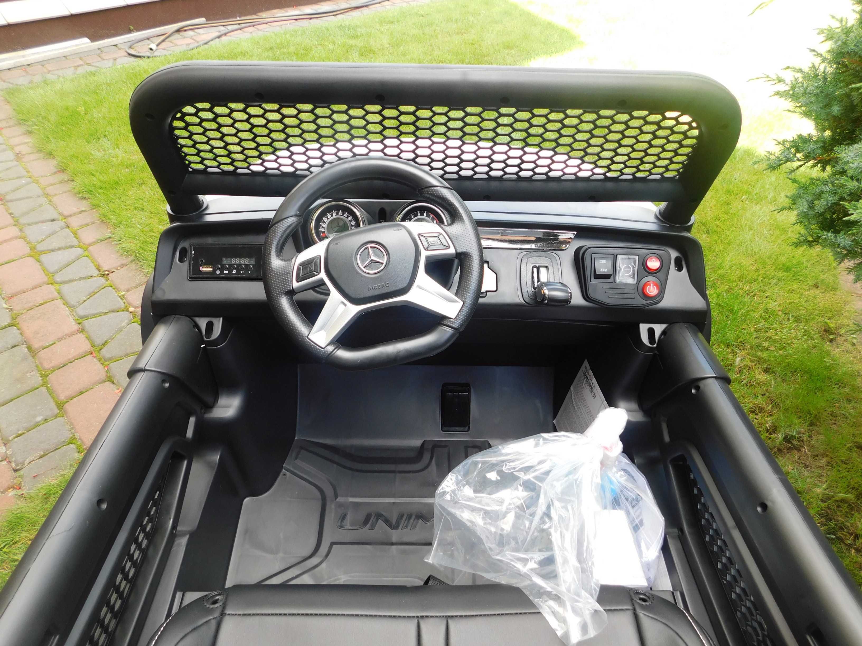 Auto na Akumulator Mercedes Unimog 4x4 180 Watt samochód dla dziecka