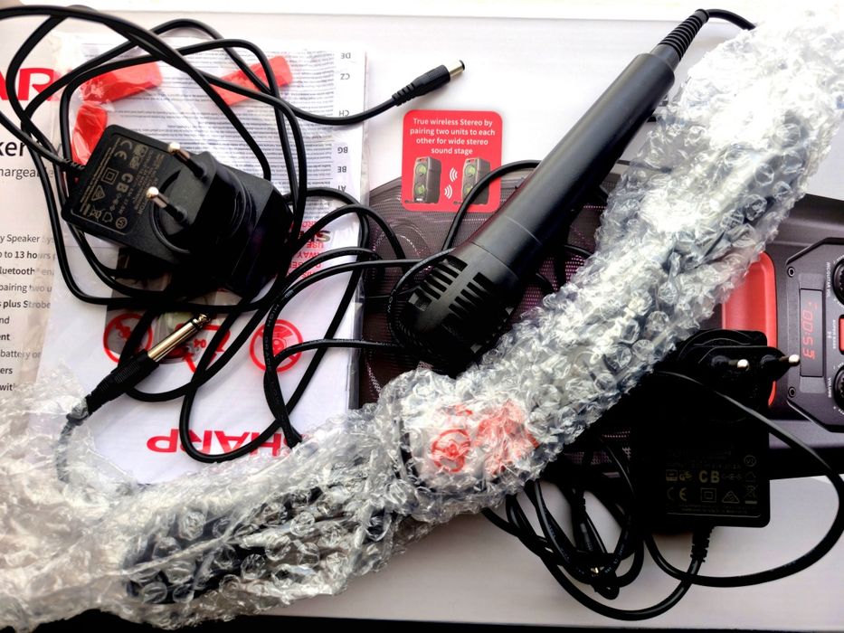 SHARP 929 Bluetooth 180WATT  głośniejszy niż głośnik JBL