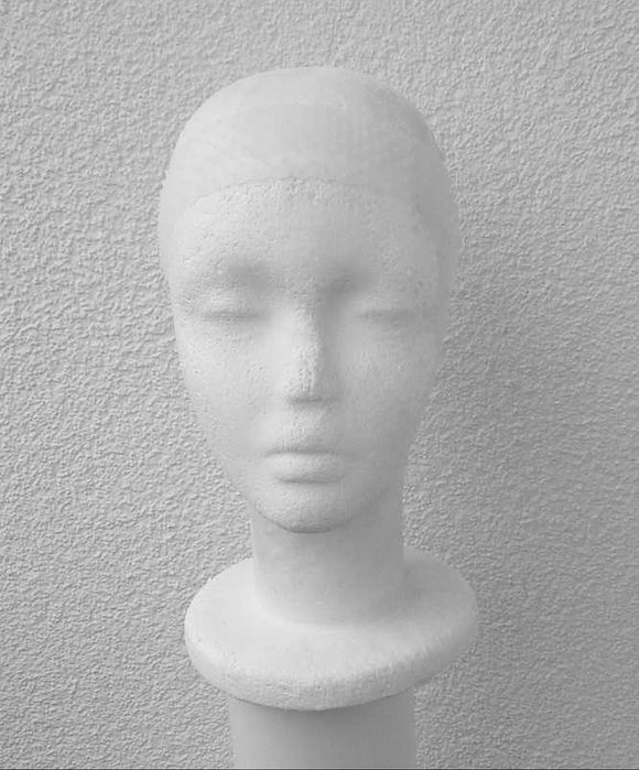 Transparentna Silikonowa opaska antypoślizgowa pod perukę biała