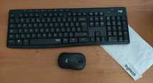 Klawiatura i myszka bezprzewodowa Logitech MK295 Silent cicha GW
