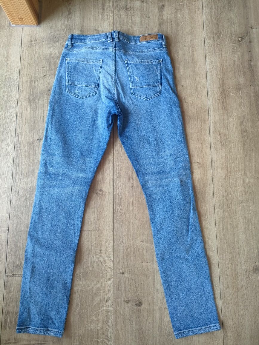 Esprit spodnie damskie jeansy 28W30L rurki