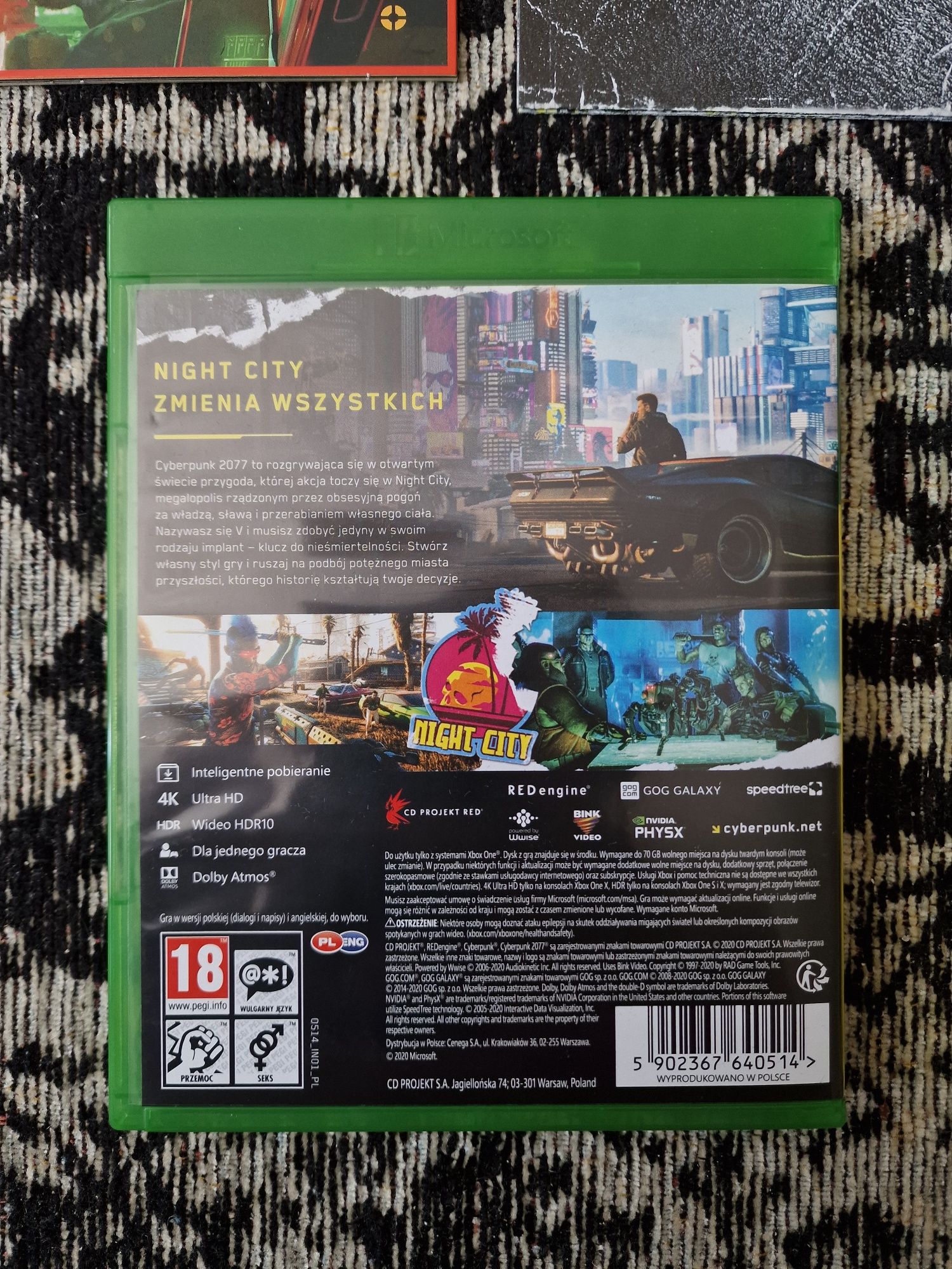 Edycja Premierową Cyberpunk 2077 + Dodatki XBOX