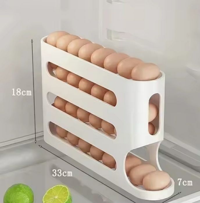 Pojemniki, dozowniki na jajka do lodówki  2 szt.