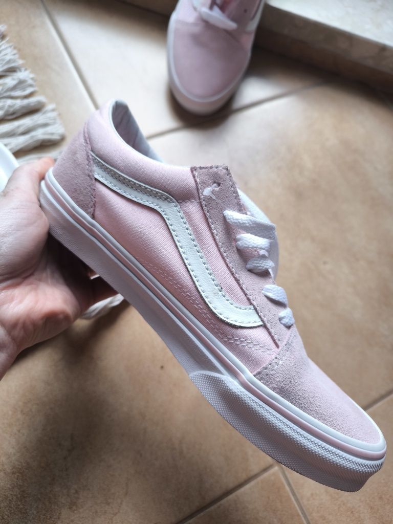 Vans różowe 37 23.5 cm