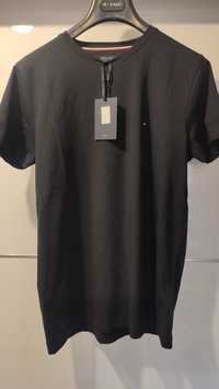 Koszulka t-shirt czarna basic Hilfiger M