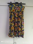 Spódnica MIDI river island XS kwiaty32 cudna