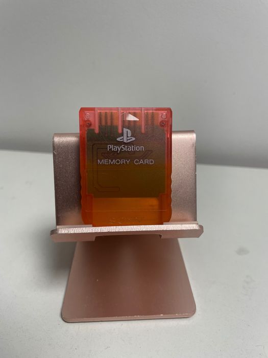 Karta pamięci playstation 1 psx candy orange pomarańczowa sprawna