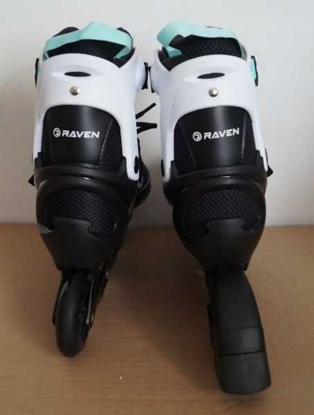 Rolki Łyżwy figurowe RAVEN Advance 2w1 regulowane Black/Mint 38-42