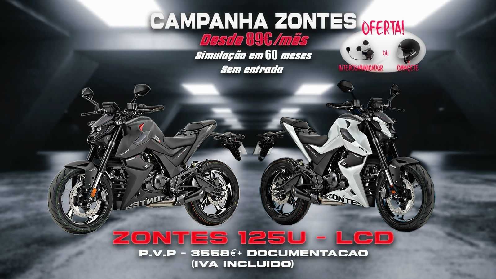 Zontes U-LCD 125cc - Campanha 89€