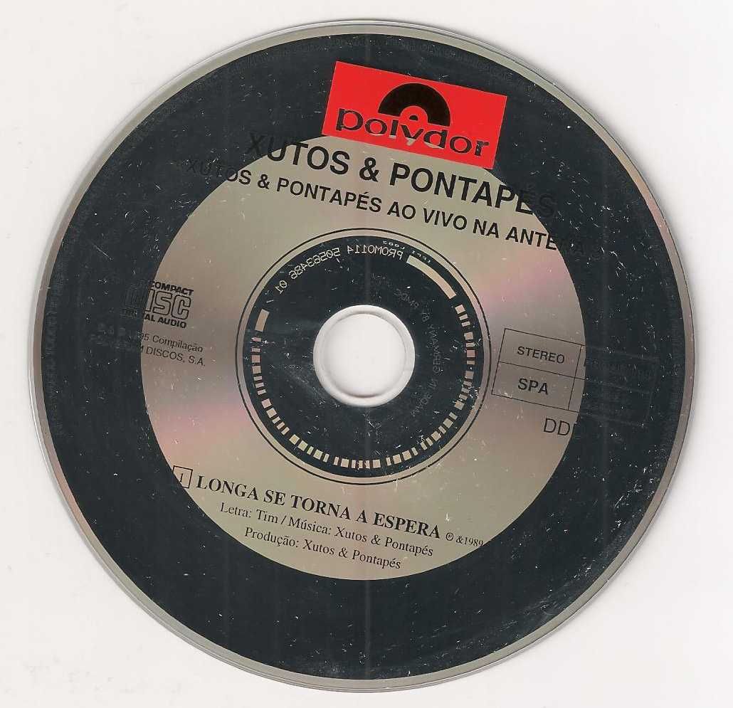 Xutos & Pontapés Bilhetes CD Promo Convites CD Singles
