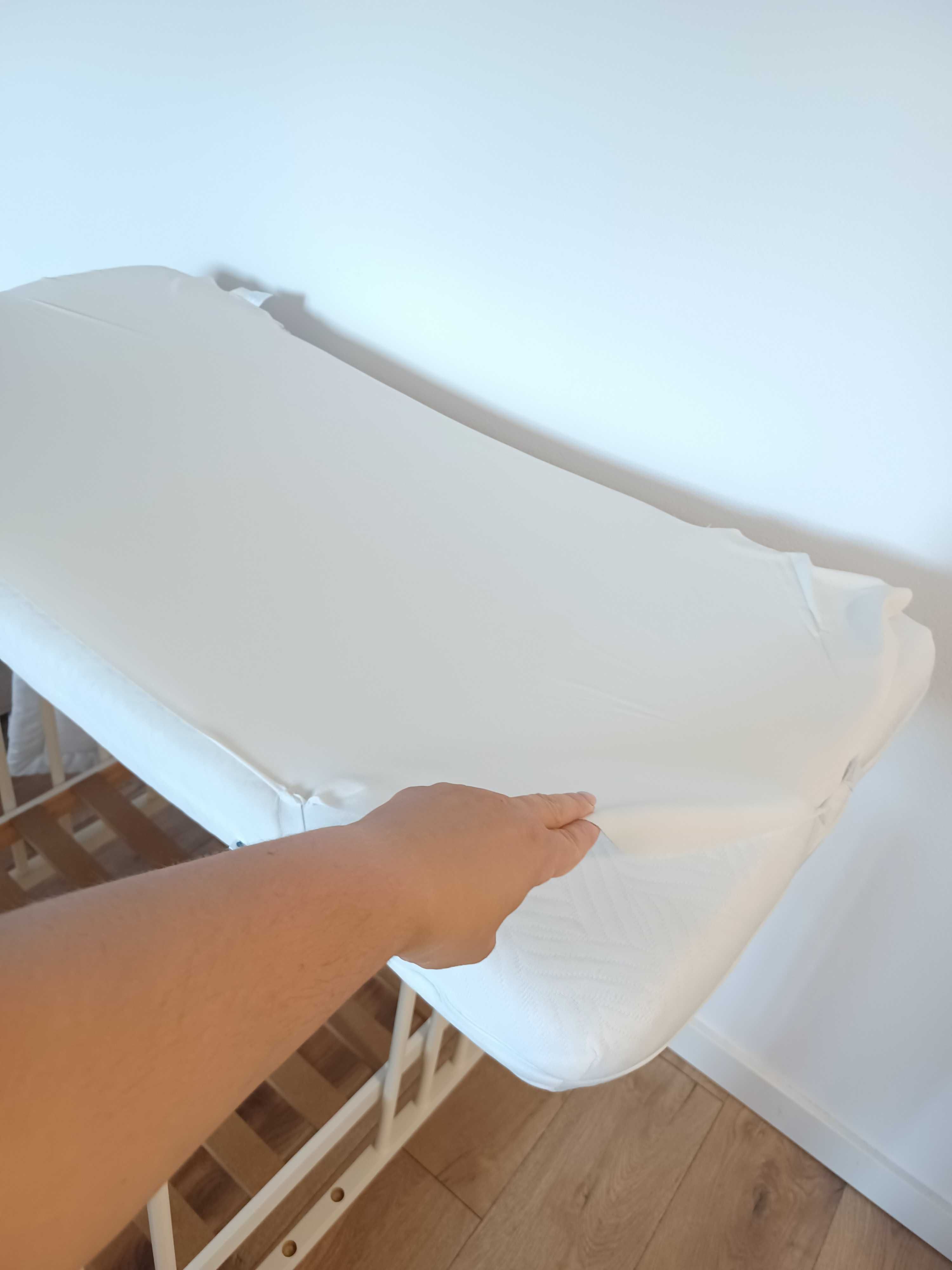 Łóżeczko dziecięce KLUPŚ  króliczek 60x120 z materacem