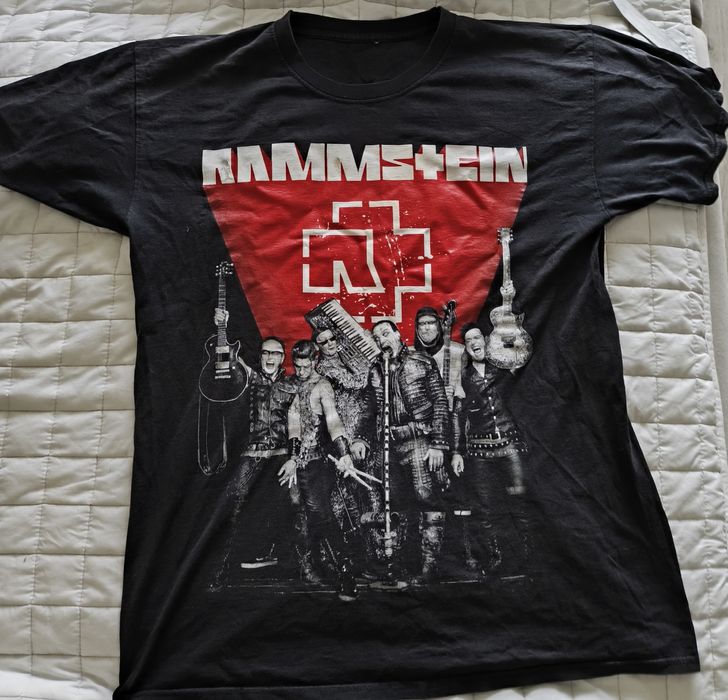 Футболка Rammstein Раммштайн Червона Красная