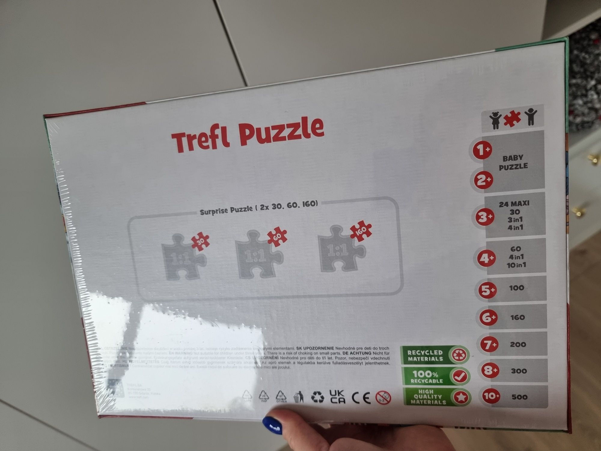 Puzzle nowe stitch 4+  4w1