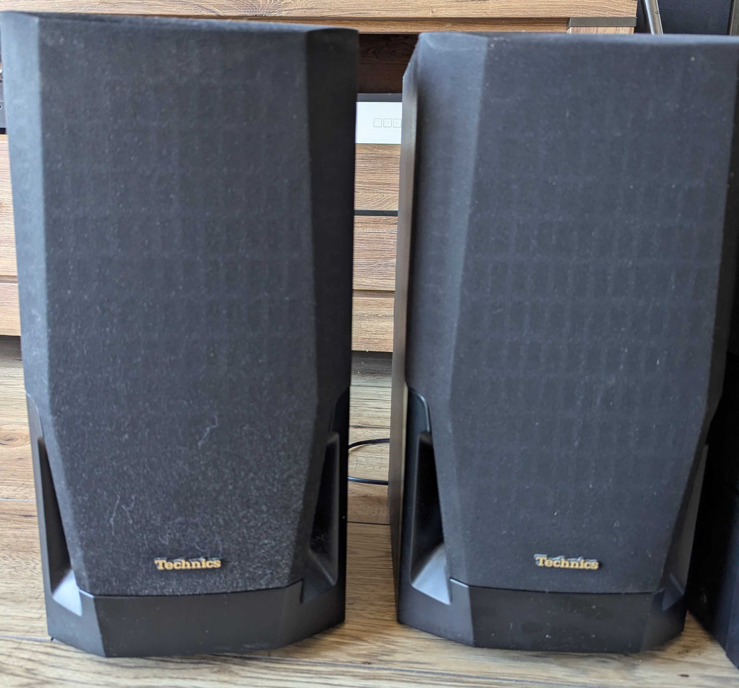 Wieża Technics SC-CH540 - amplifier, tuner, cd, kaseta, 2 głośniki