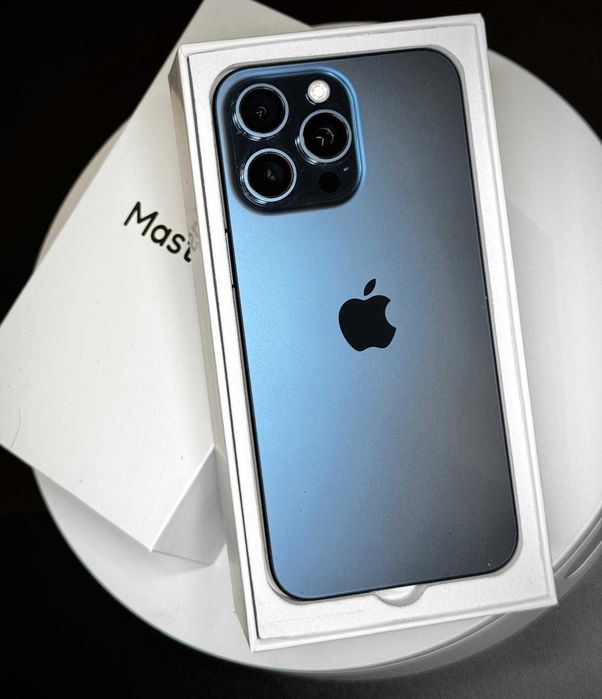 Apple iPhone 15 Pro Max 1TB Blue jak nowy 100% bat 6msc gwarancji