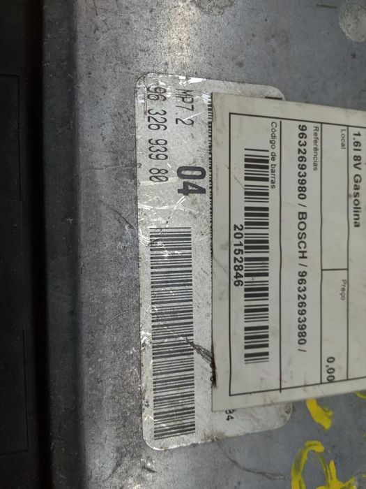 Centralina motor / ECU PEUGEOT 206 (2A/C)