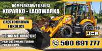 Usługi Koparko-Ładowarką JCB 3CX PRO Częstochowa, Rędziny