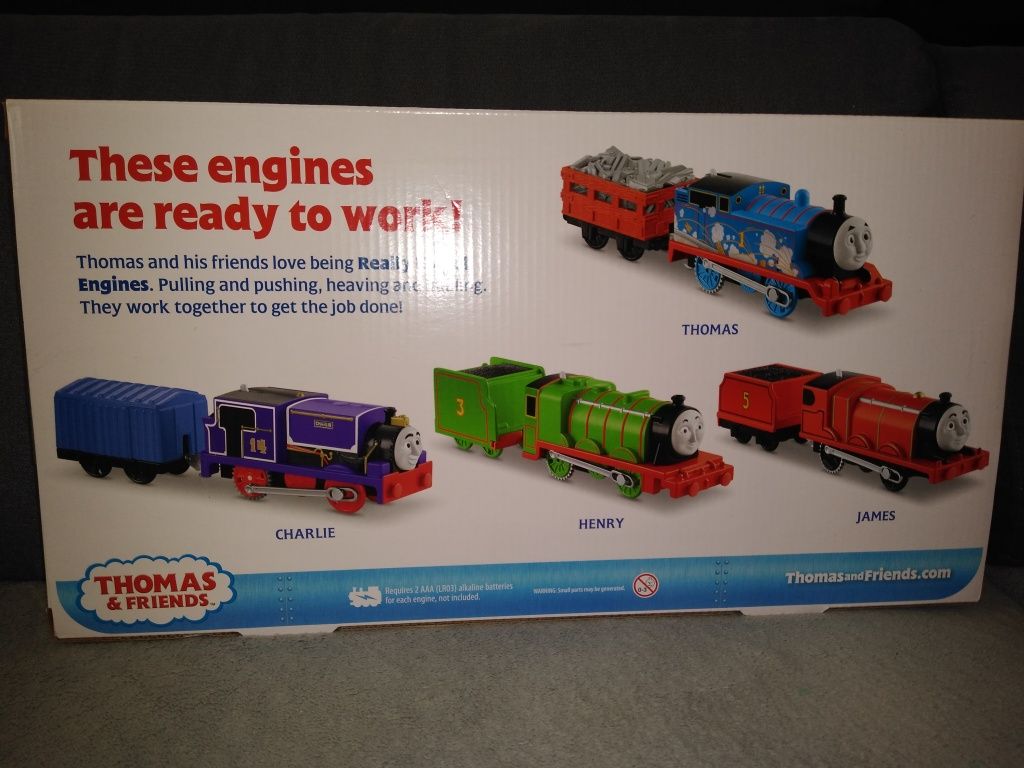 Pociągi lokomotywy Tomek i przyjaciele TrackMaster na baterię zestaw