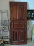 Porta usada em mogno