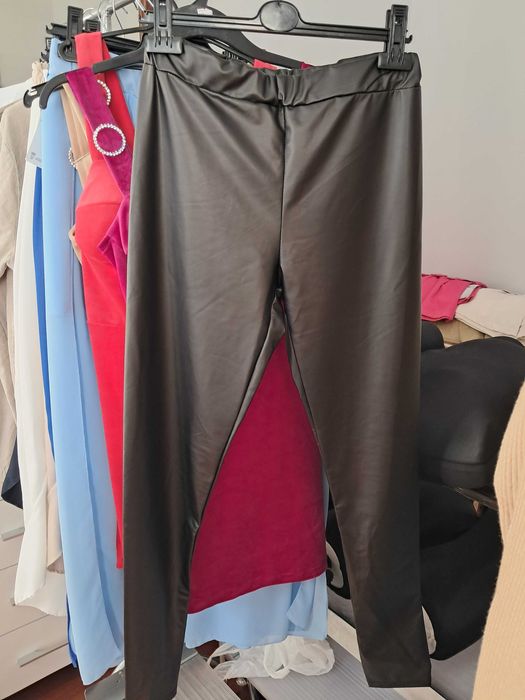 Legginsy ze skory ekologicznej