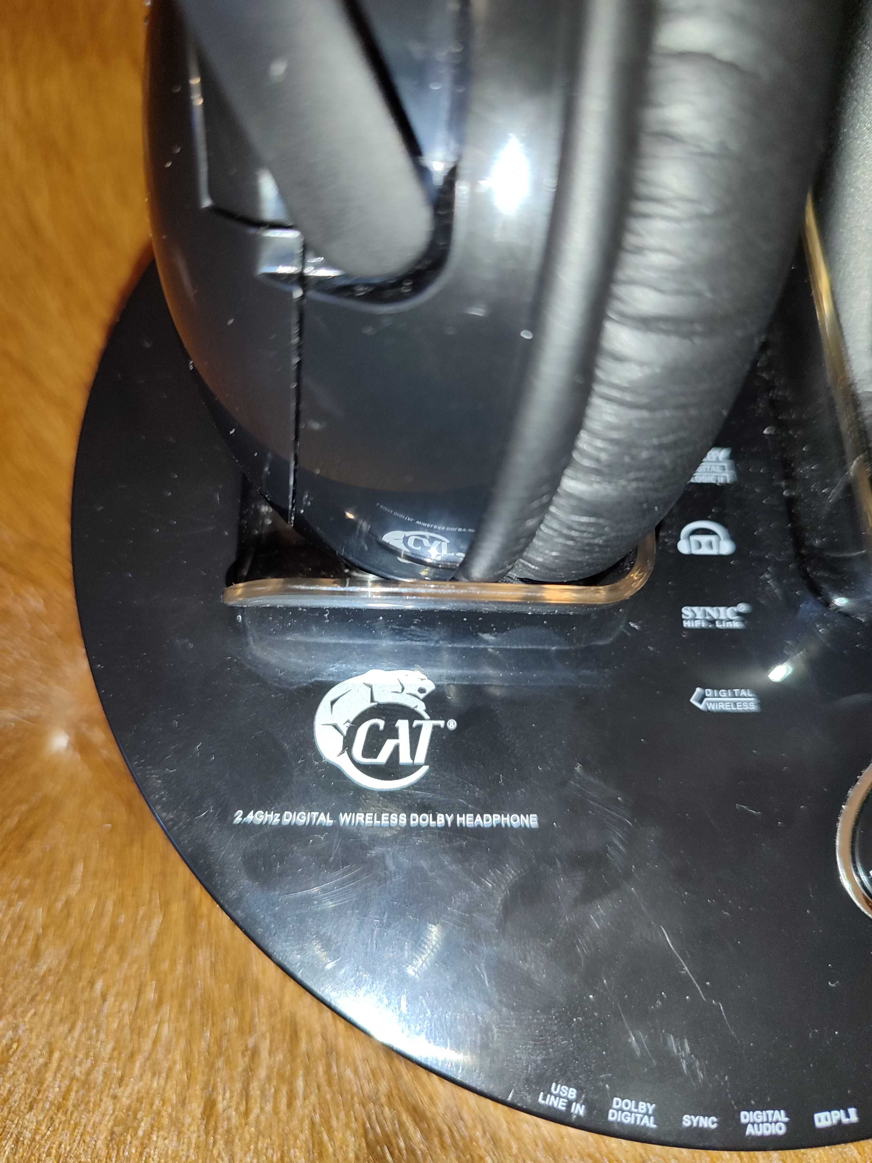 Бездротові навушники CAT DHP-65902 з базою (2.4GHz, Dolby Digital)
