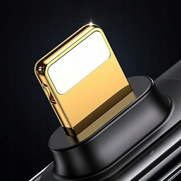 Kabel kątowy USB do Lightning iPhone USAMS 20W PD 2m płaski oplot