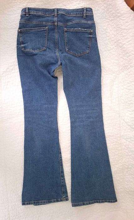 TEX jeansy flare dzwony denim stretch 38-40