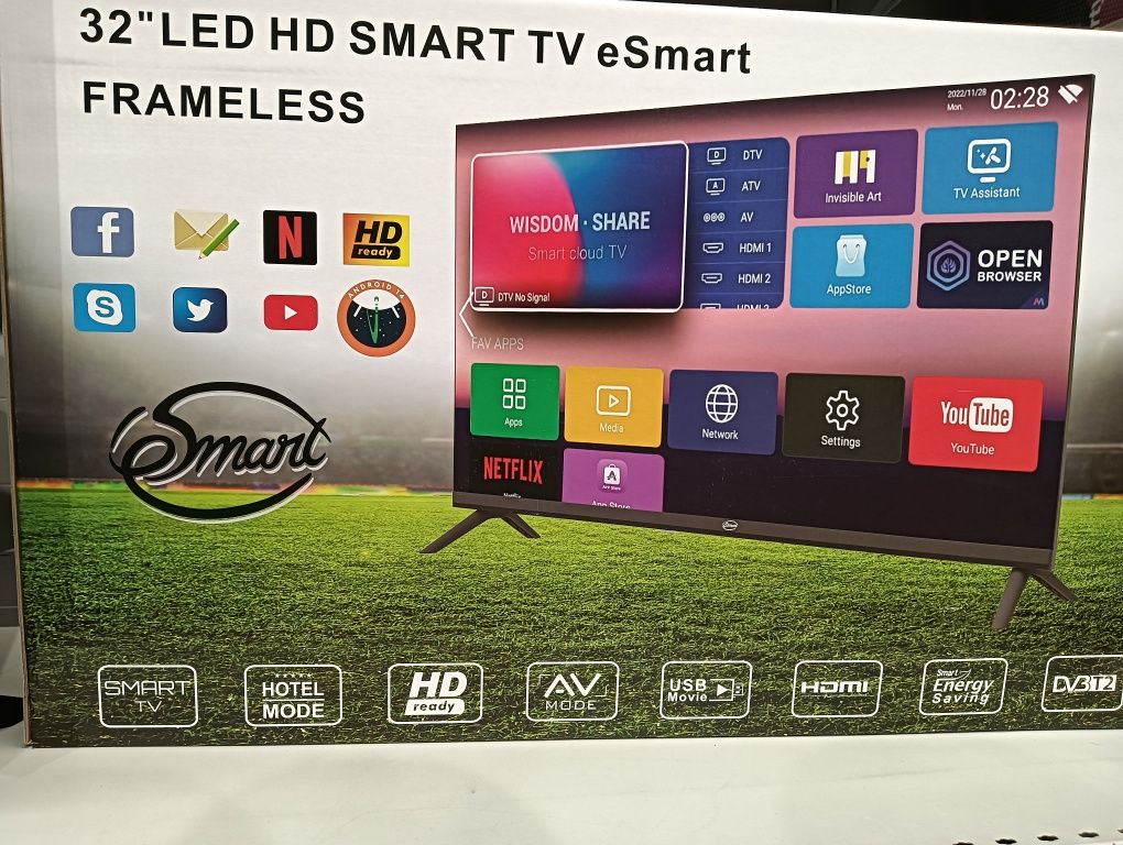 TV led 32 'polegadas SmartTv novas