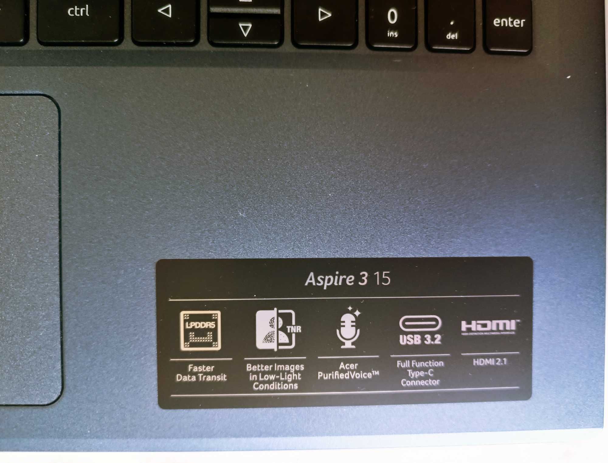 Acer Aspire 3 Ryzen 5 7520U/8 GB/SSD 512Gb/FullHD 1920x1080 сенсорний
