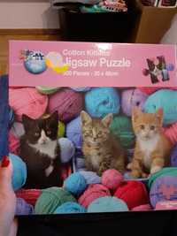 Puzzle z kotami 3 koty 500 sztuk