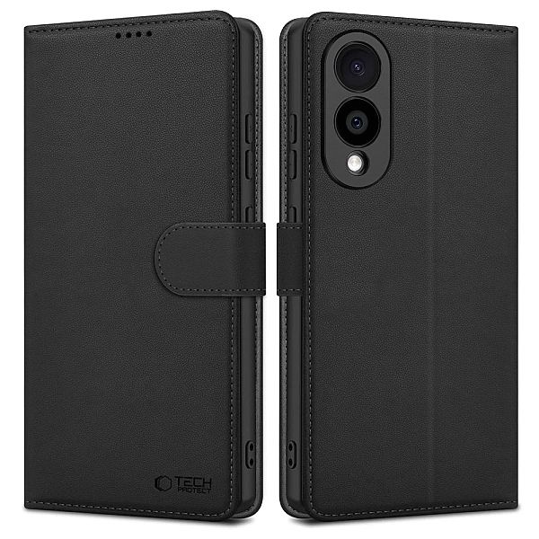 Etui Tech-Protect Wallet na Samsung Galaxy S25 Edge - czarne