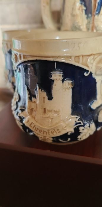 Stary niemiecki komplet do grzanego wina