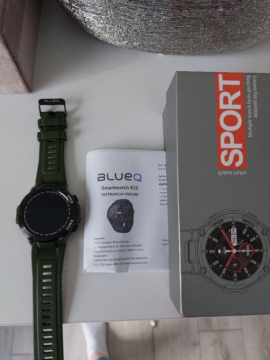 Smartwatch K22, jak nowy