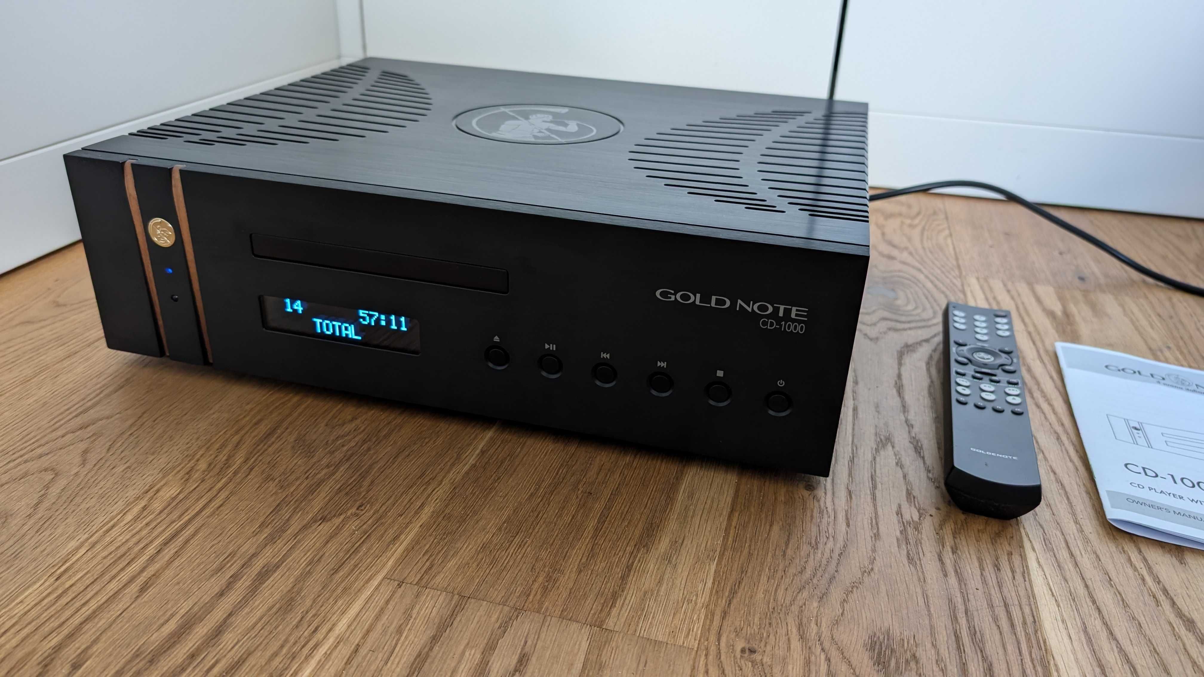 Gold Note CD 1000 MK II odtwarzacz, preamp XLR