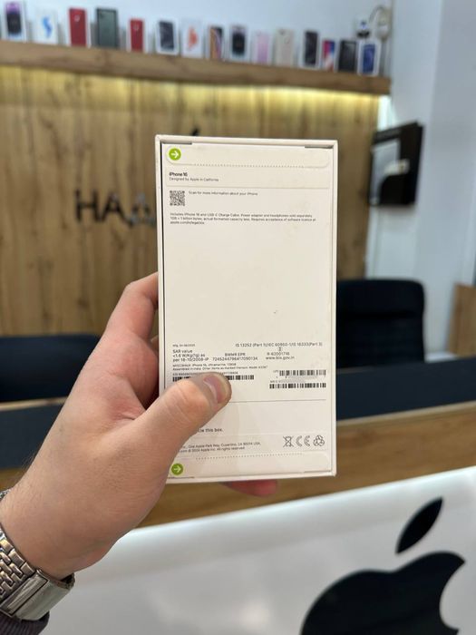 Apple iPhone 16 128gb Ultramarine Neverlock NEW новий фізична карта