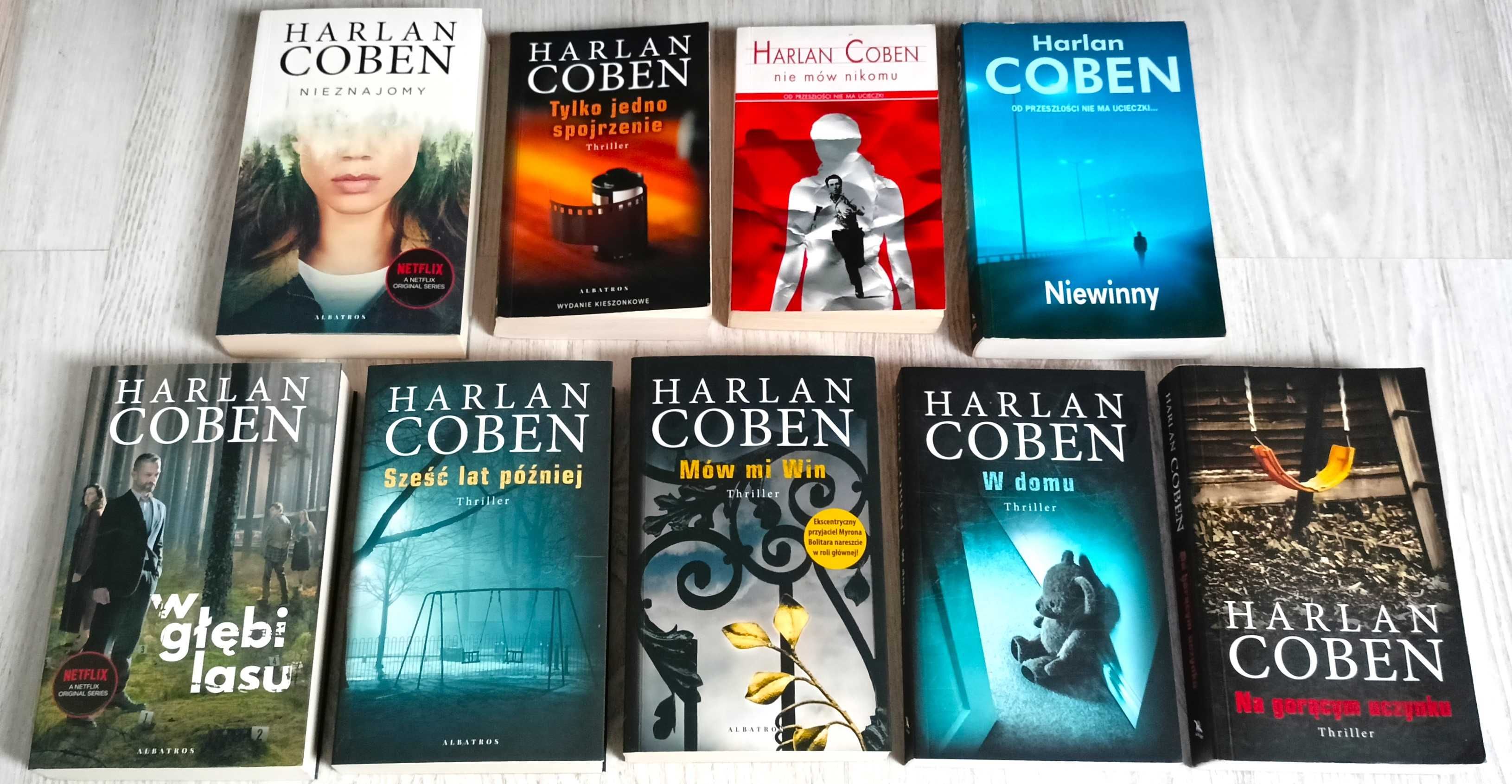 9x Coben Mów mi Win W domu W głębi lasu  Sześć lat później Nie mów