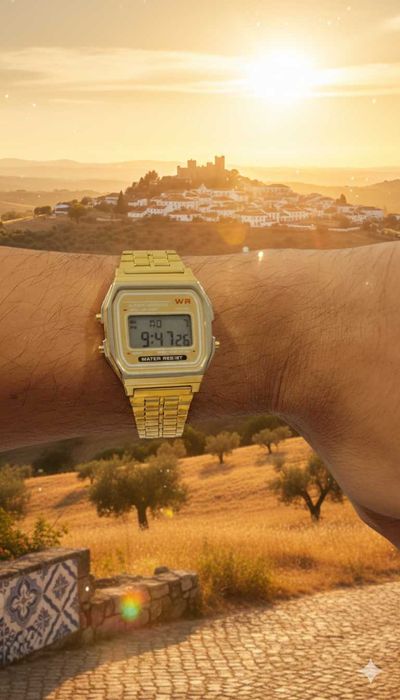 Relógio WR Light Gold