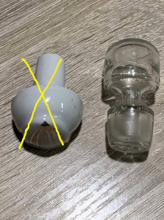 Пробка для графина штофа хрусталь керамика стекло