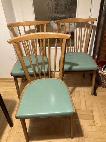 Krzesła patyczaki niemieckie lata 60 te modern Spahn