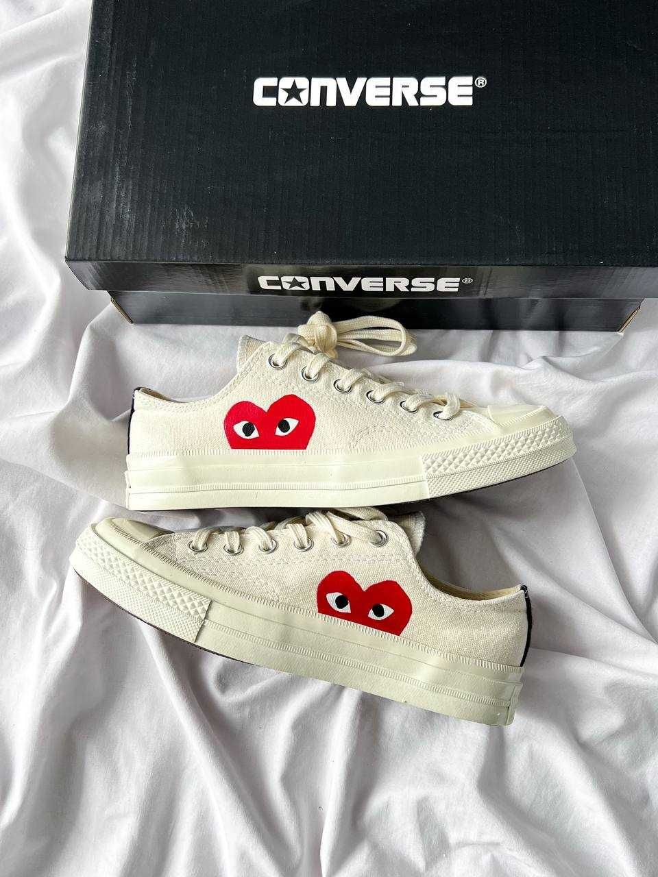 Оригінальні Garcons Play x Converse Low White